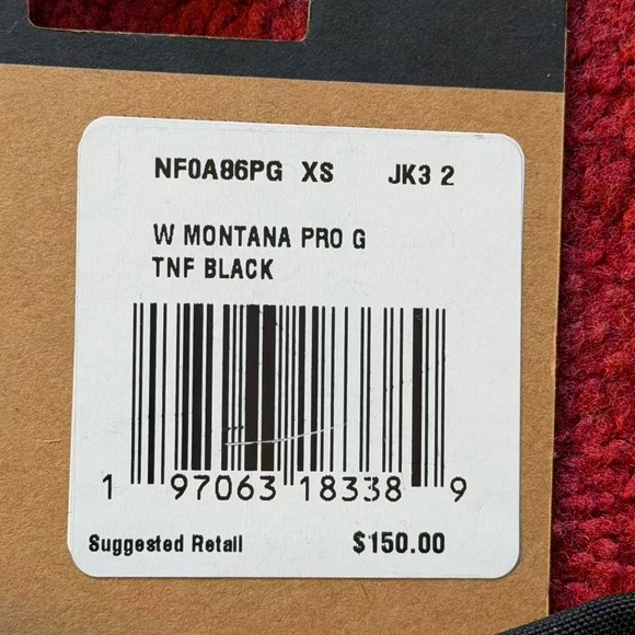 The North Face Montana Pro Gore-Tex Gloves Women’s Size Extra Small (XS) - Picture 3 of 3